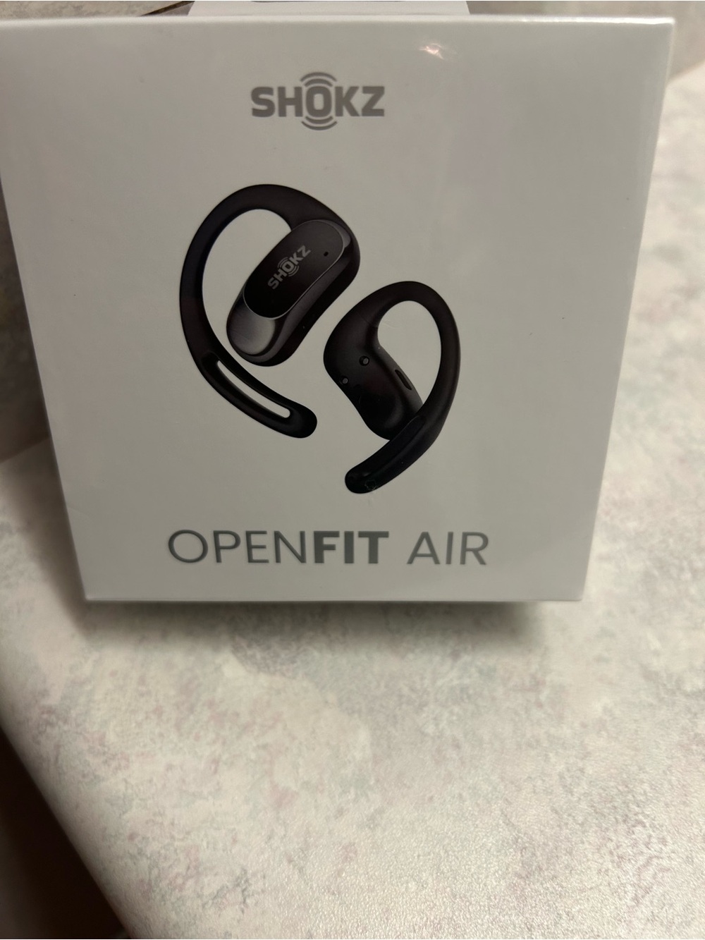 NWT Shokz OpenFit Air Black Open-Ear Bluetooth Wireless Earbuds Factory Sealed